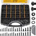 ZTF 4065pcs Metric Screw Assortment Kit，M2 M3 M4 M5 Assorted Screws