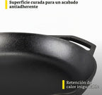 Lodge Chef Collection - Sartén de hierro fundido pre-sazonado de 14"