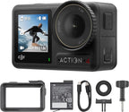 DJI Osmo Action 4 Essential Combo, cámara de acción impermeable para