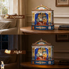 CUTEBEE Kit de rincón de libro, kit de casa en miniatura para adultos, decoración de estantería de libros de casa de muñecas, rompecabezas de madera 3D (Dreamscape Adventure&Dream Parade Theatre)