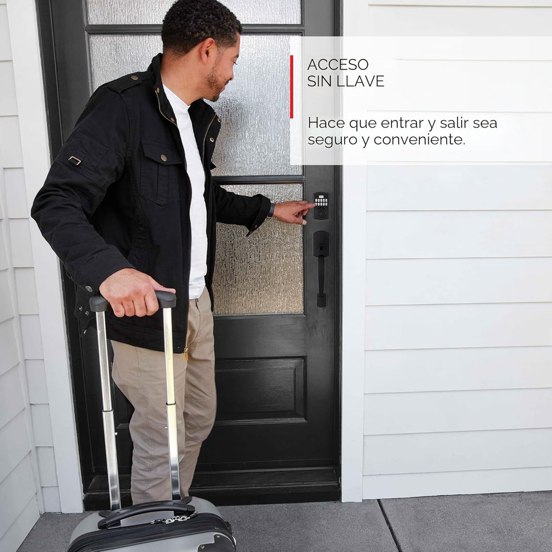 Kwikset Powerbolt 250 - Cerradura electrónica de transición con tec...