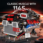 Kit de modelo de motor V8 que funciona, kit de motor muscular avanzado de