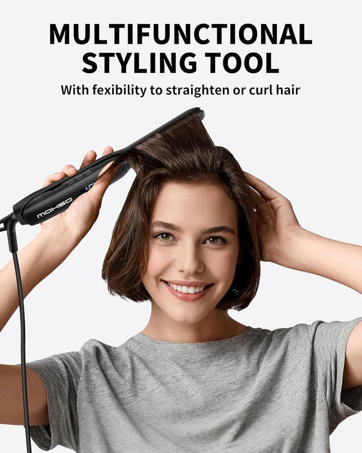 Plancha plana pequeña para cabello corto, plancha plana de lápiz de...