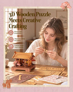 Rolife Kit de casa en miniatura Sakura japonés 3D rompecabezas de madera