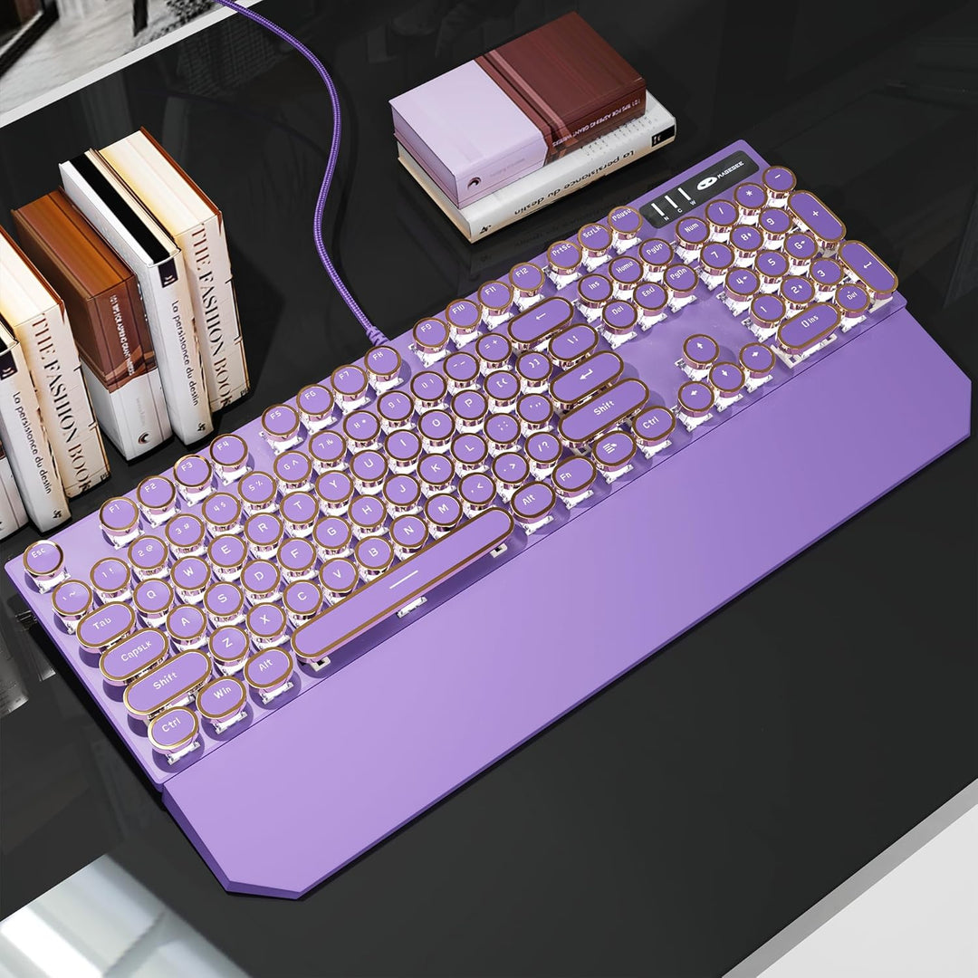 MageGee - Teclado mecánico estilo máquina de escribir para juegos r...