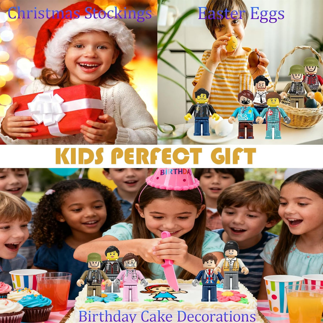 36 piezas de minifiguras mini figura de juguete relleno de