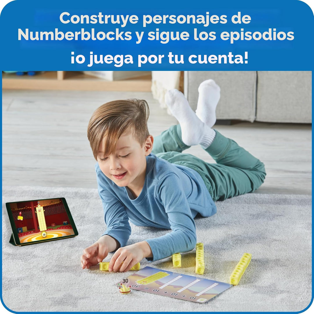 hand2mind MathLink Cubos Numberblocks Juego de Actividades 21-30, 2...