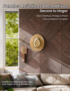 Paquete de 6 tablones de anuncios de fieltro, nogal diamante