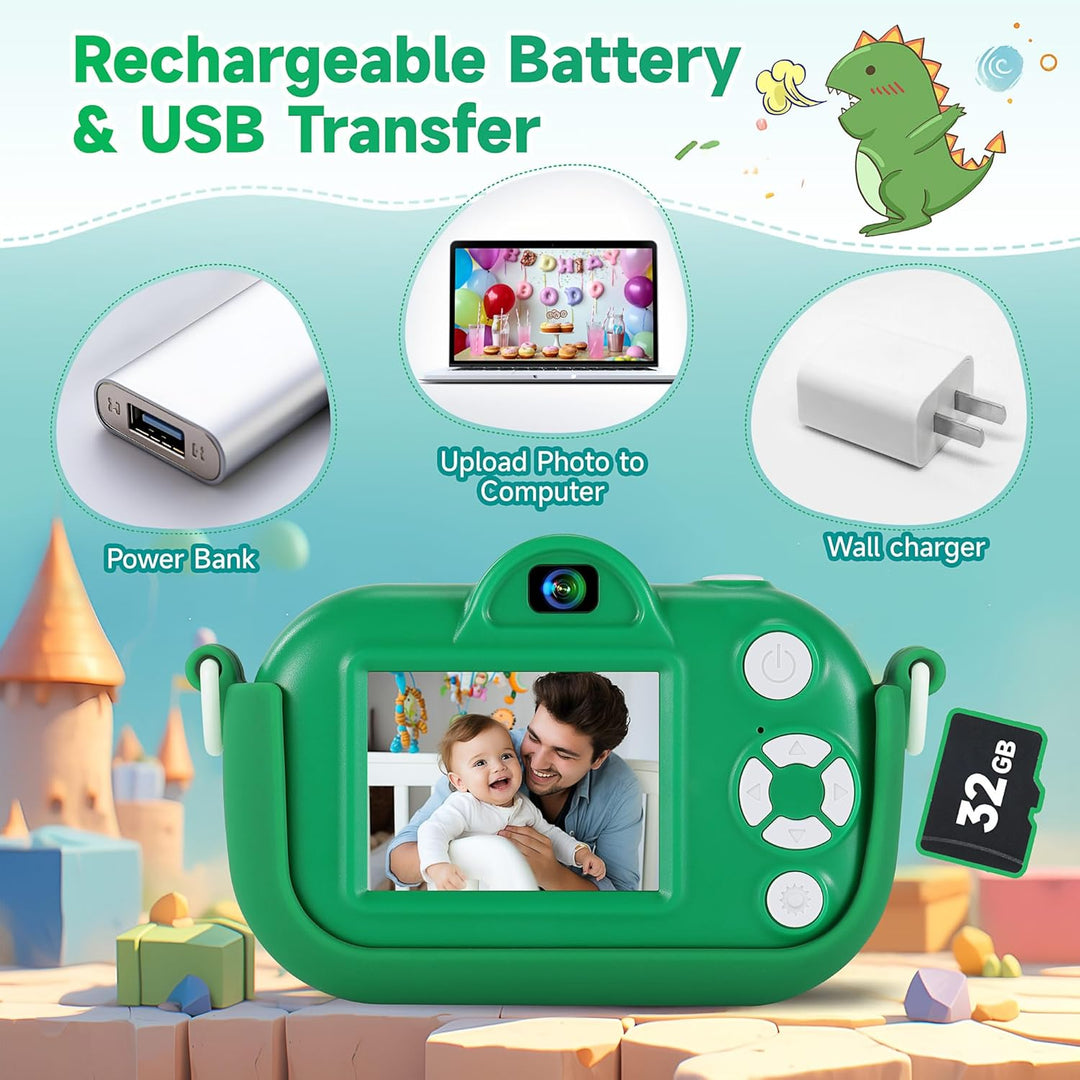 Cámara para niños, juguetes para niños de 3, 4, 5, 6, 7, 8, 9 años,...