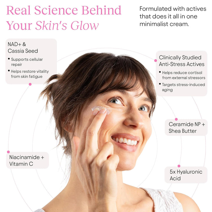 JiYu NAD+ Hidratante Facial \u2013 Crema Coreana Antienvejecimiento...
