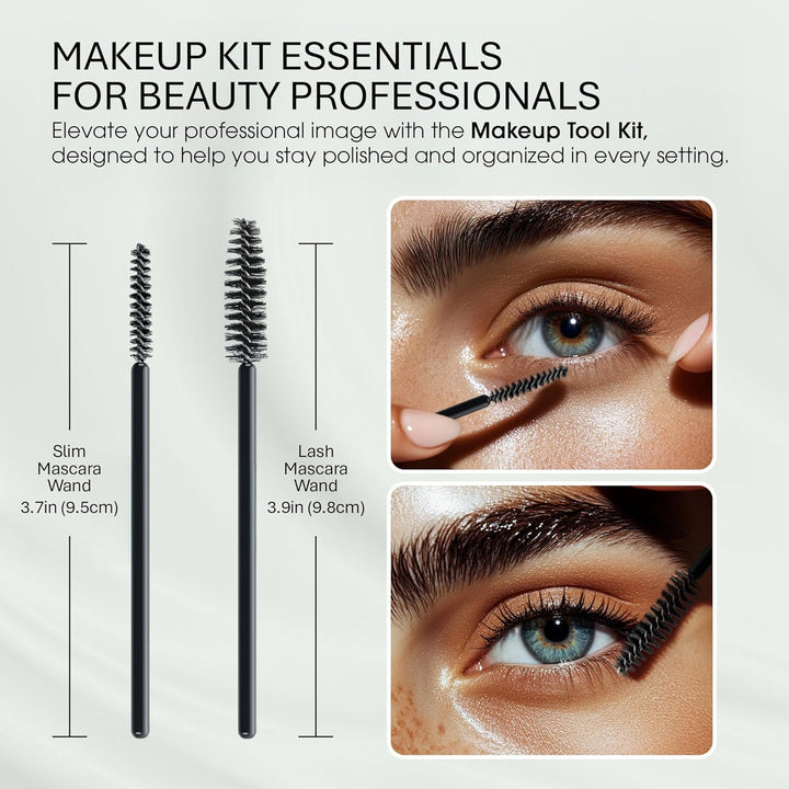 OrKo - Kit aplicador de maquillaje desechable con espátulas, aplica...