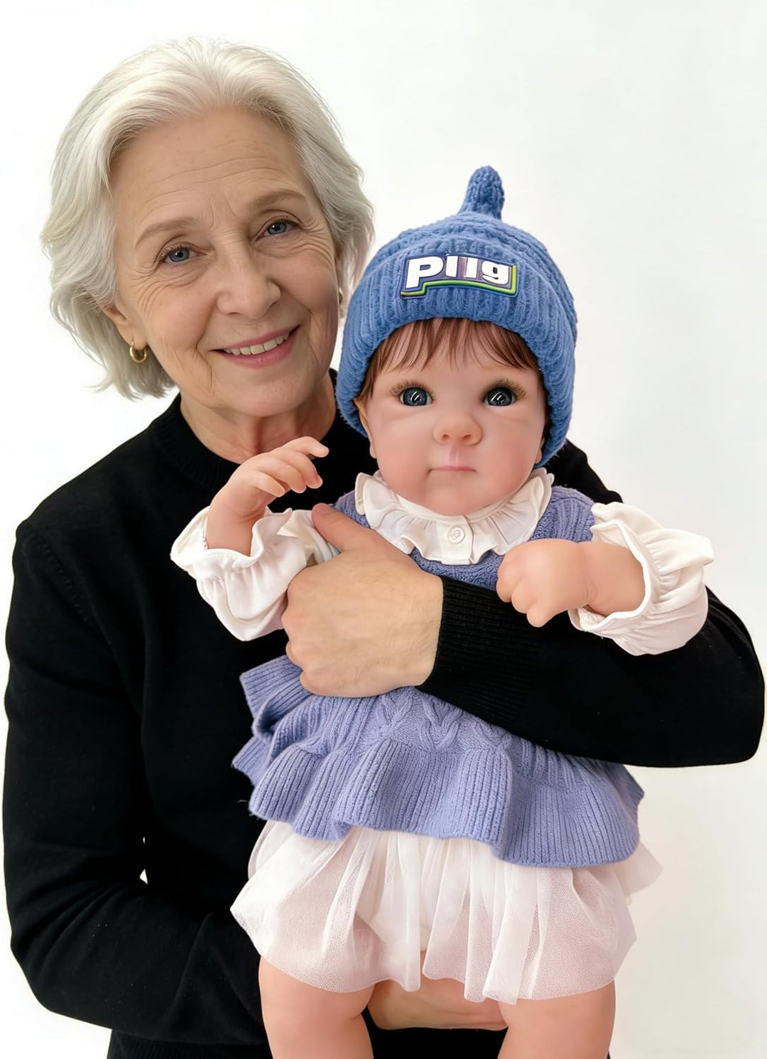 Anano Muñeca realista Reborn de silicona de cuerpo completo para ni...