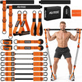 Kit de barra de pilates KUTIZE con bandas de resistencia, equipo de pilates de alta resistencia para hombres, bandas de entrenamiento con asas para piernas, cadera, espalda, brazo, abdominales, pecho