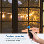 DEWENWILS - Regulador de intensidad de atardecer a amanecer para exteriores con temporizador para luces de patio