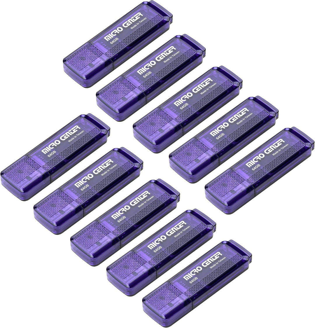 INLAND Micro Center SuperSpeed - Paquete de 10 unidades flash USB 3...