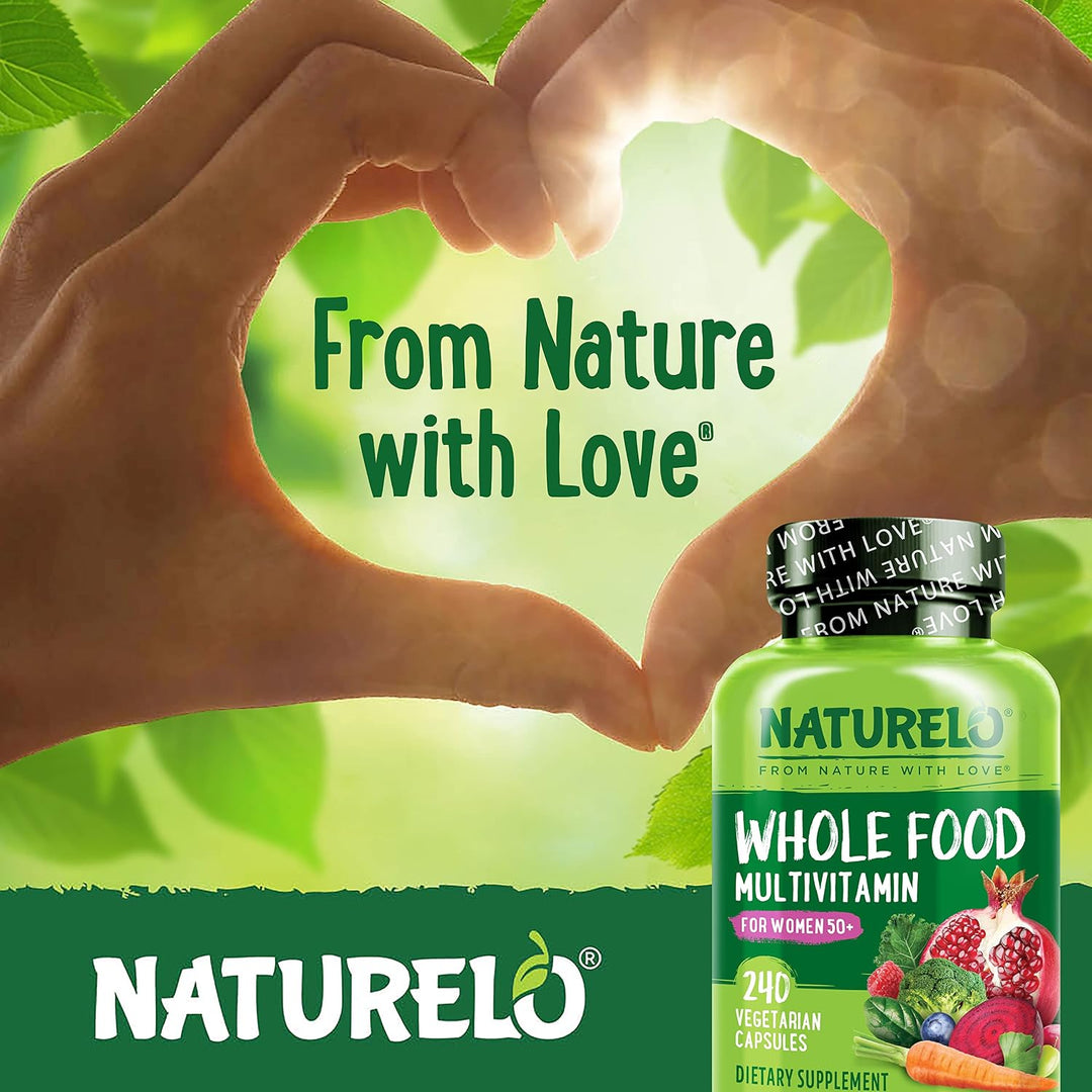 NATURELO Multivitamínico de Alimentos Integrales para Mujeres 50+ (...
