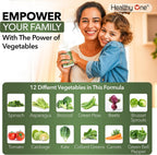Healthy One - Suplemento de frutas y verduras, 27 superalimentos, 60 unidades (1 paquete)