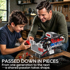 Kit de modelo de motor V8 que funciona, kit de motor muscular avanzado de