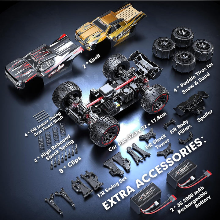 HYPER GO H14BM V3 1\/14 Coches RC Sin Escobillas para Adultos Rápid...