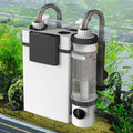 hygger Filtro de acuario silencioso para colgar en la parte posterior, filtro de tanque de peces pequeño de 5 a 30 galones con barra rociadora de superficie, 3 almohadillas de hilo dental, flujo ajustable, fácil cambio de agua 132 GPH