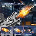 Paquete de 2 pistolas de agua eléctricas grandes para adultos y niños
