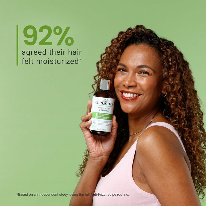 CURLSMITH Frizz Control Shampoo - Frizz-Fighting Shampoo for Curls,...