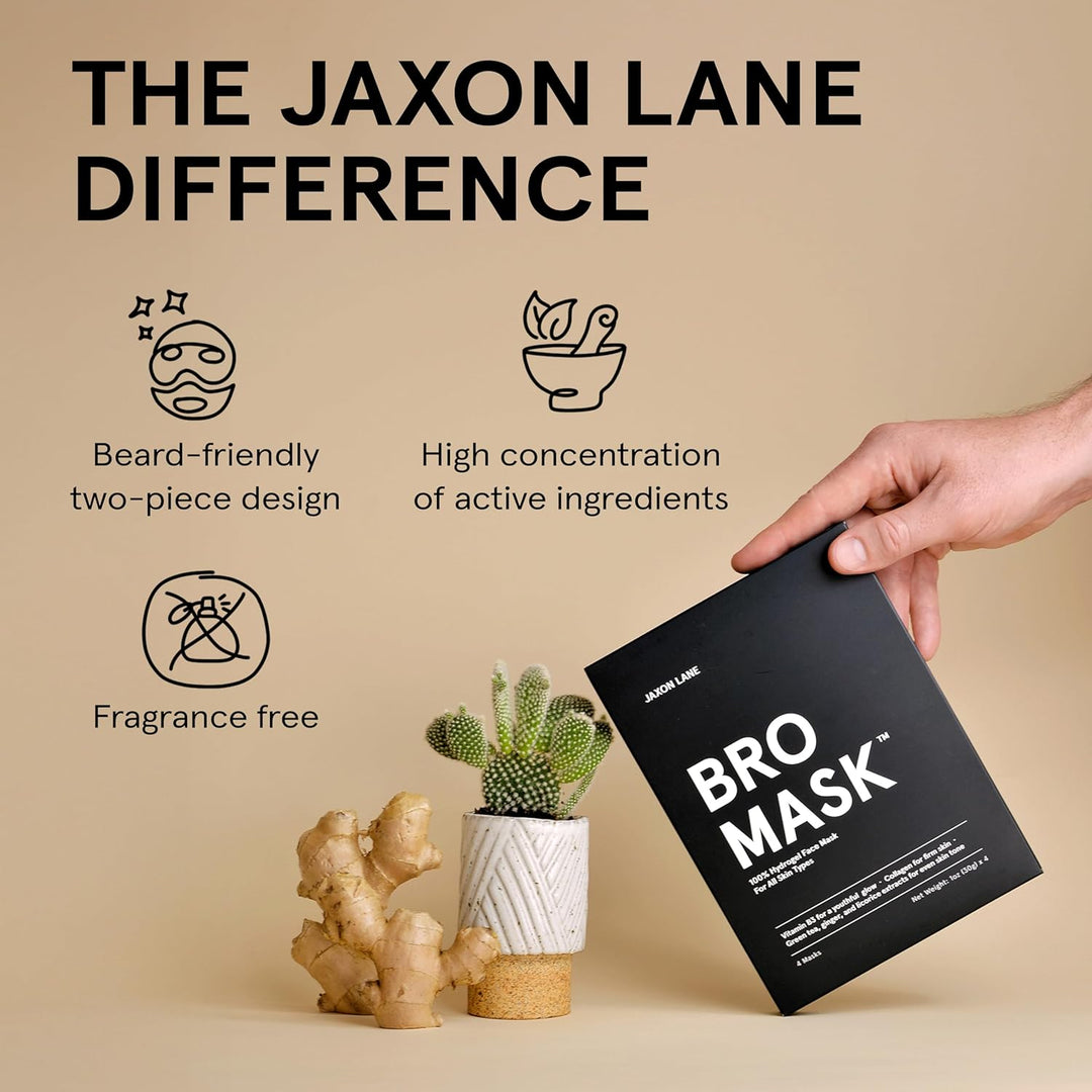 JAXON LANE BRO MASK - Máscara facial coreana prémium para hombres (...