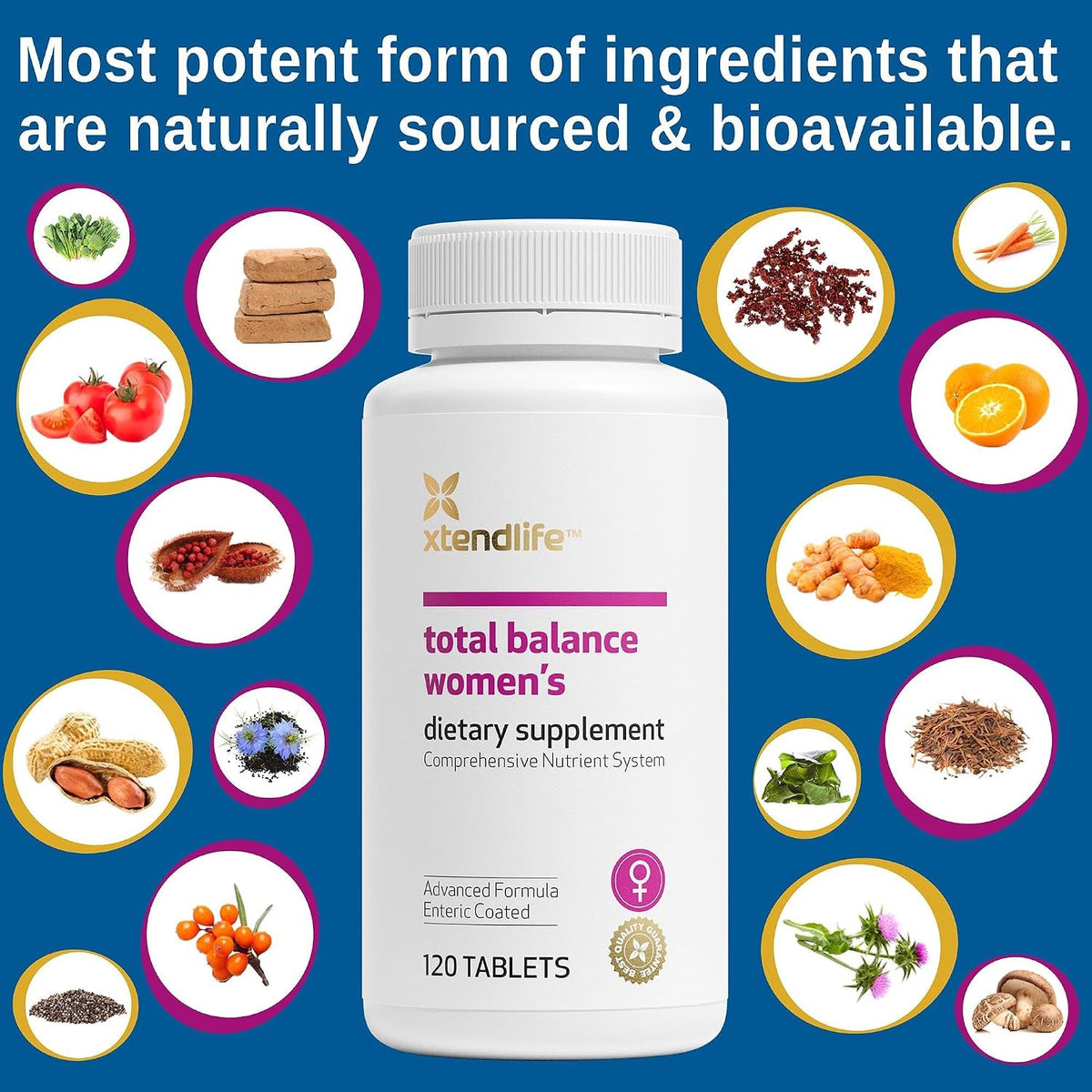 Xtendlife Total Balance Multivitamínico diario estándar para mujer