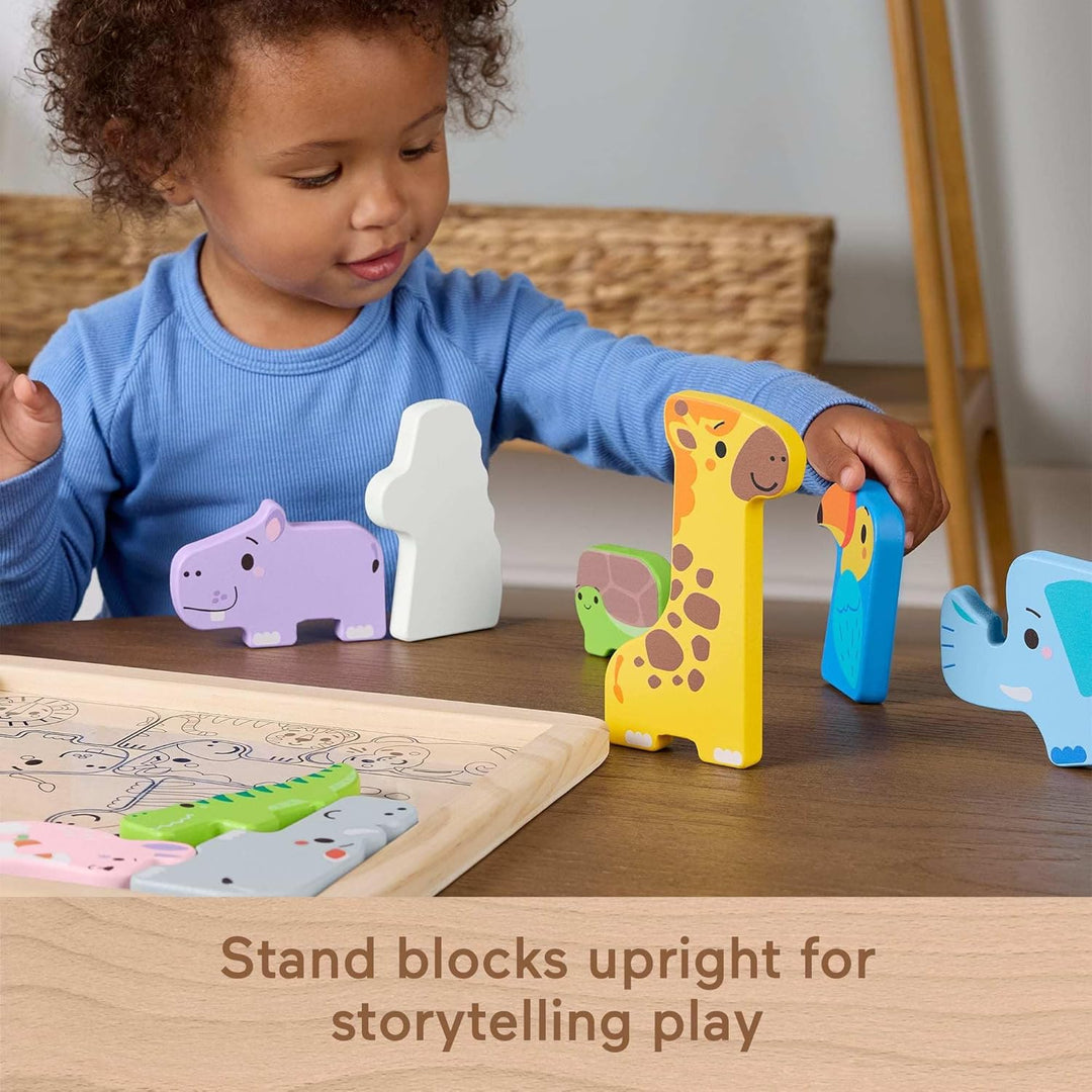 Fisher-Price Rompecabezas de madera para niños pequeños 13