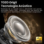 TOZO NC9 Auriculares inalámbricos híbridos con cancelación activa d...