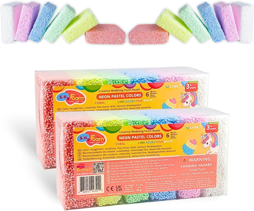 Espuma Loca, Perlas de Espuma Creativa para Modelar, Paquete de 1 c...