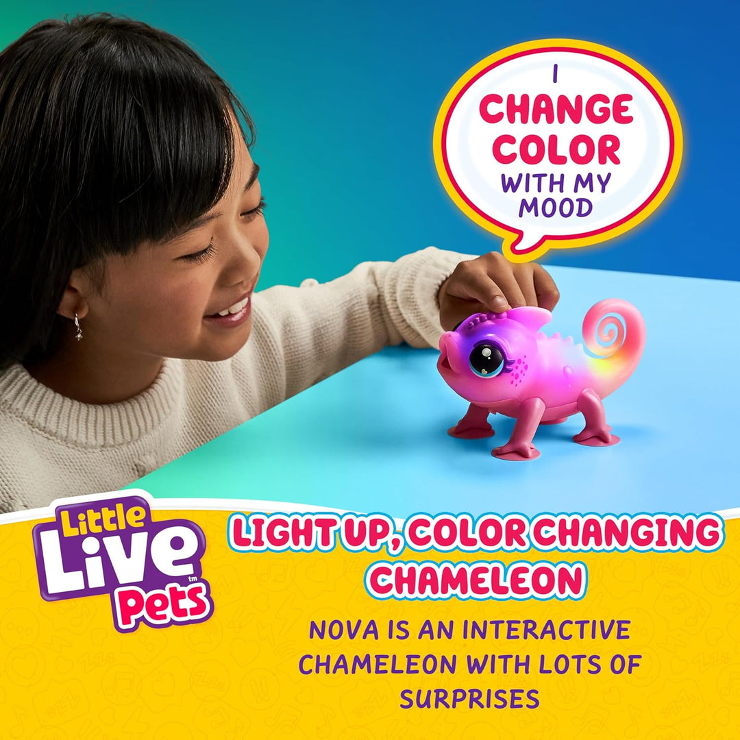 Little Live Pets Nova The Li'l Chameleon, juguete interactivo i...