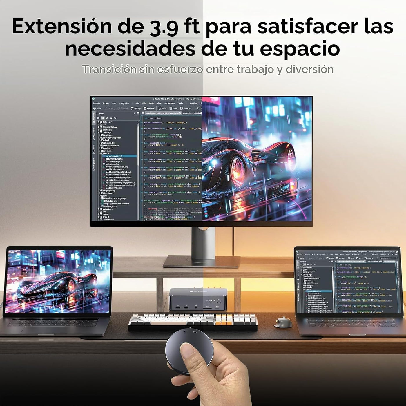 Botón de interruptor remoto EXB01 para iDock C20 (para 2 portátiles...