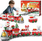 Dimoarch Juego de tren de juguetes navideños para niños y niñas de 1, 2 y 3