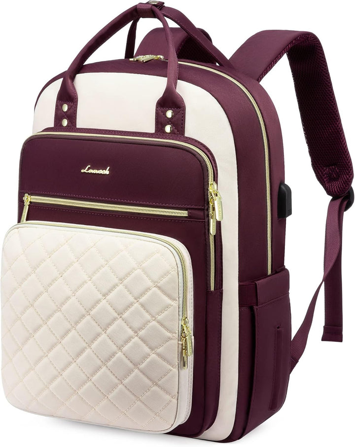 LOVEVOOK Mochila para computadora portátil para mujer, mochila para...