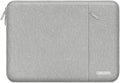 MOSISO Funda vertical de poliéster con bolsillo para laptop, Negro, 12,3 pulgadas