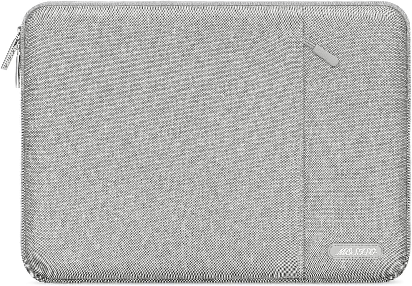 MOSISO Funda vertical de poliéster con bolsillo para laptop de 17 a...