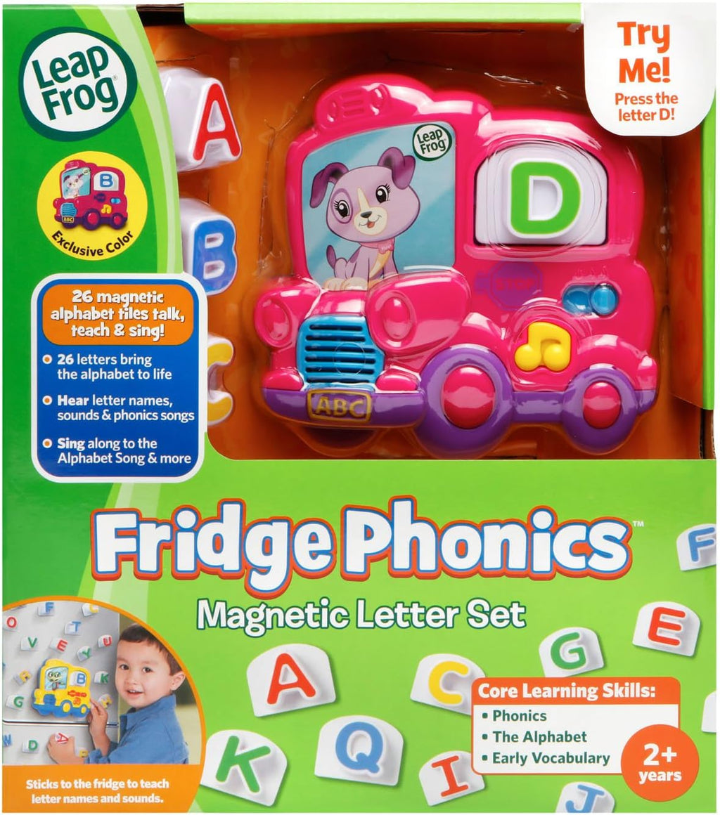 LeapFrog Fridge Phonics conjunto de números magnéticos para refrigerador, rosado, exclusivo en línea