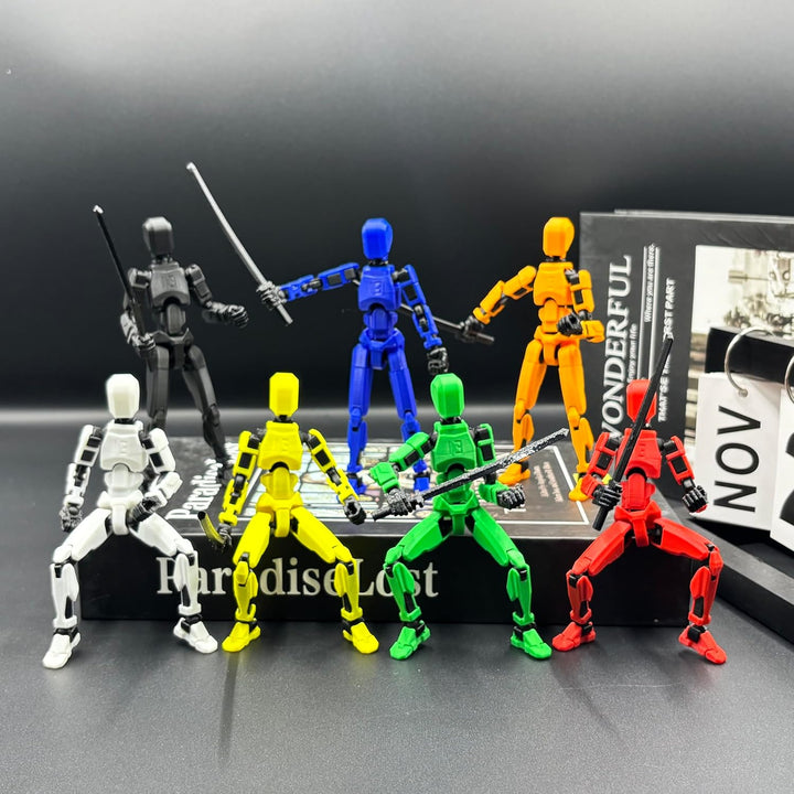EIMONEY 5 Figuras de Acción T 13 de Montaje Completo Impresas en 3D...