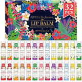 VISRIE Paquete de 32 bálsamos labiales, bálsamo labial natural a gr...
