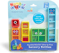 hand2mind Numberblocks Botellas Sensoriales del Uno al Cinco