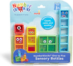 hand2mind Numberblocks Botellas Sensoriales del Uno al Cinco