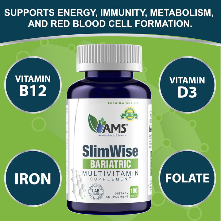 America Medic and Science SlimWise Bariatric Multivitamin 180ct \u2...