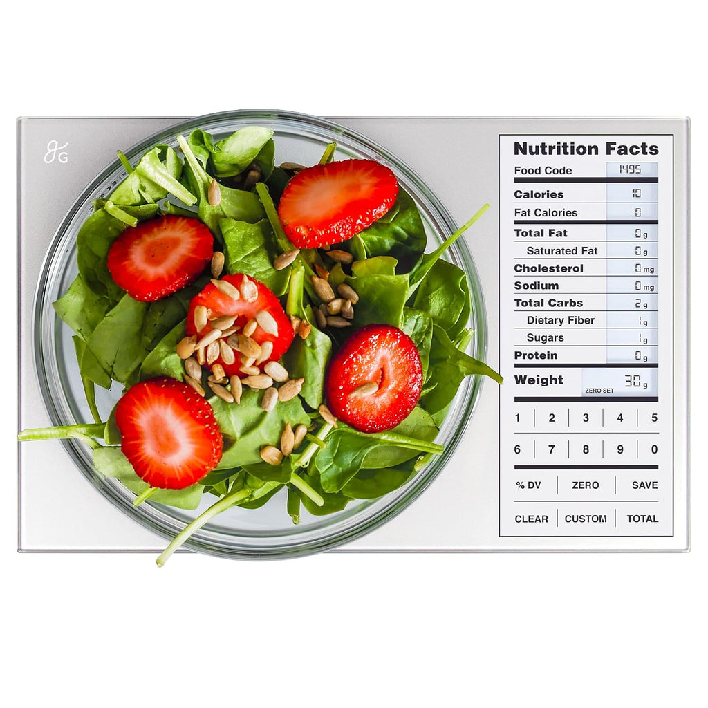 Greater Goods Báscula de alimentos con calculadora de nutrición