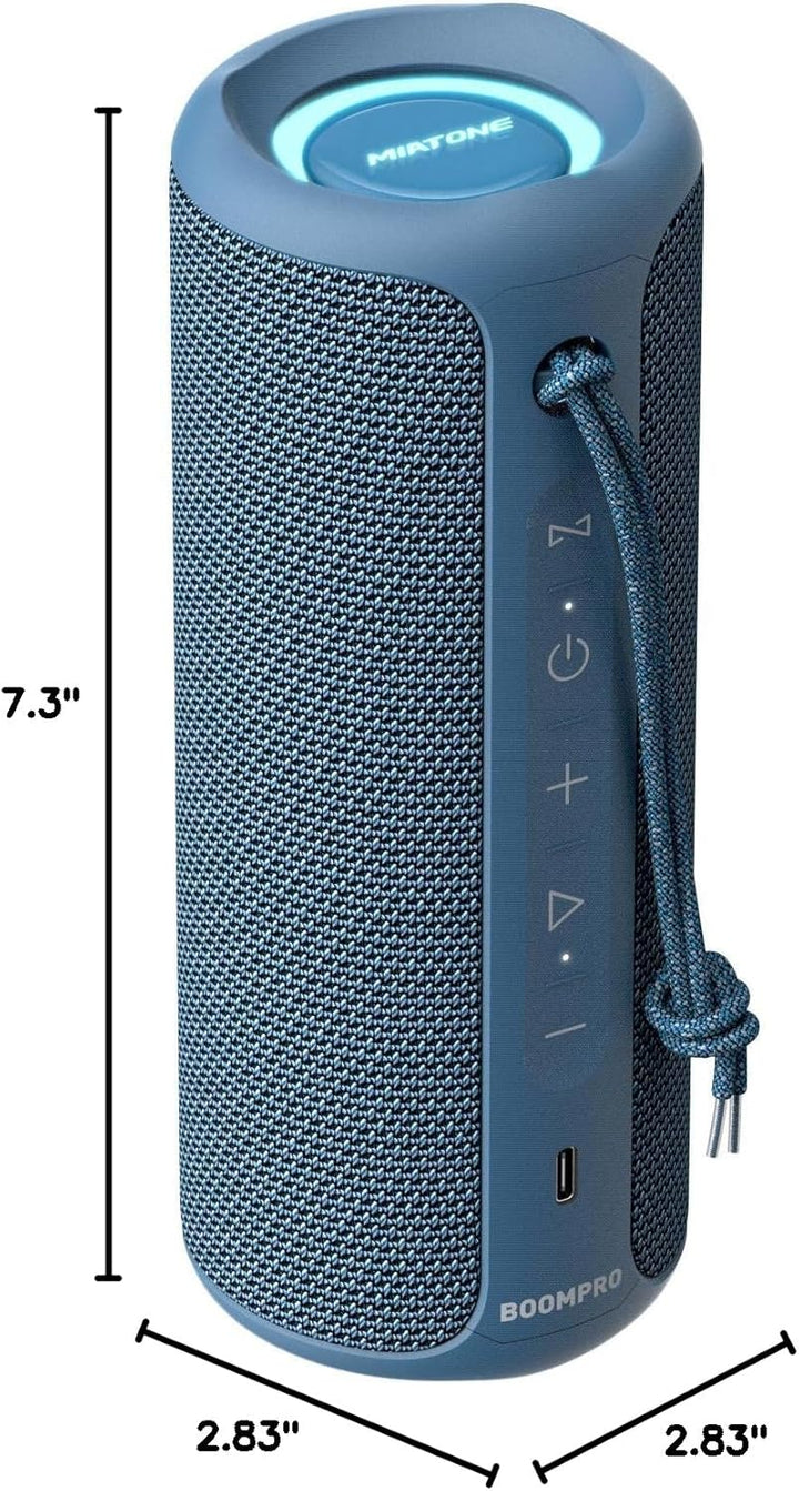 MIATONE Altavoces Bluetooth 36W TWS Altavoz portátil con sonido est...
