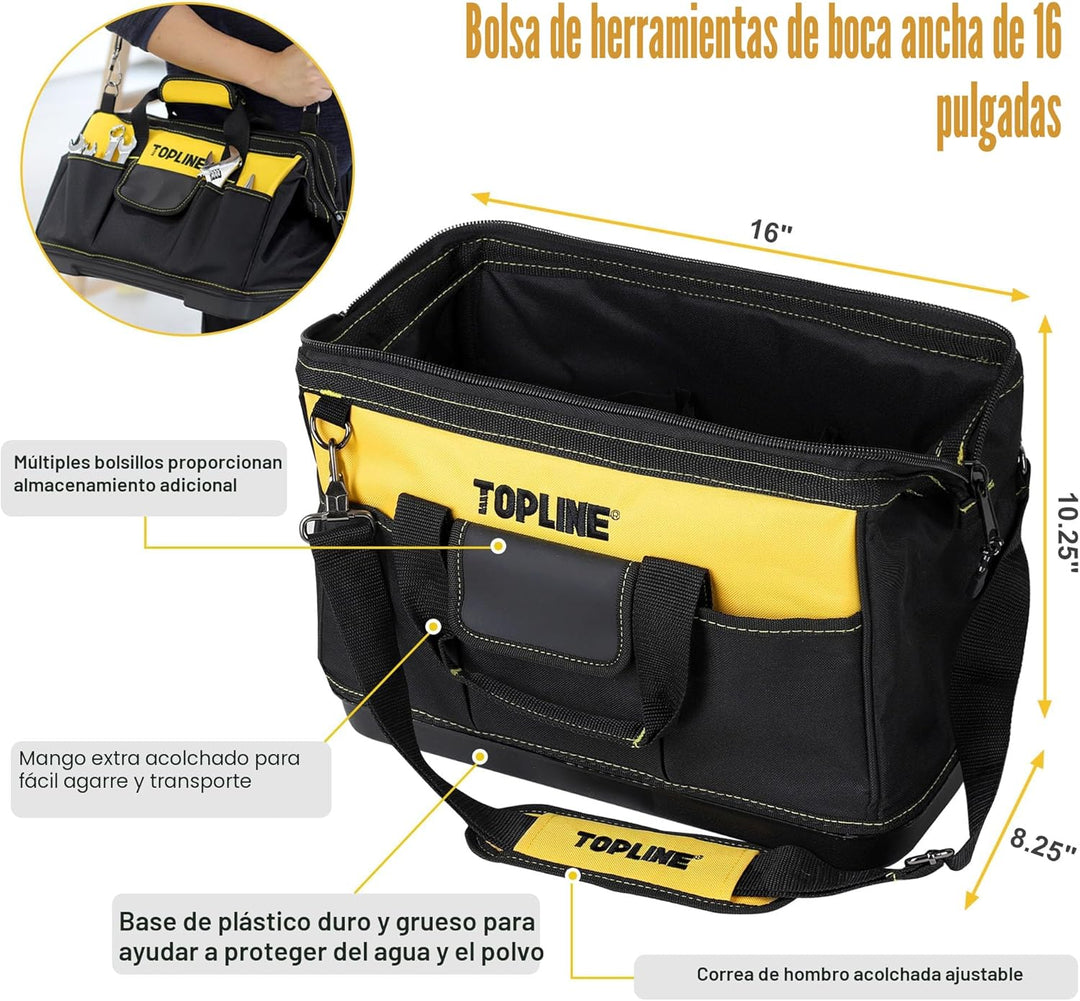 TOPLINE Juego de herramientas para el hogar de 467 piezas para mecá...