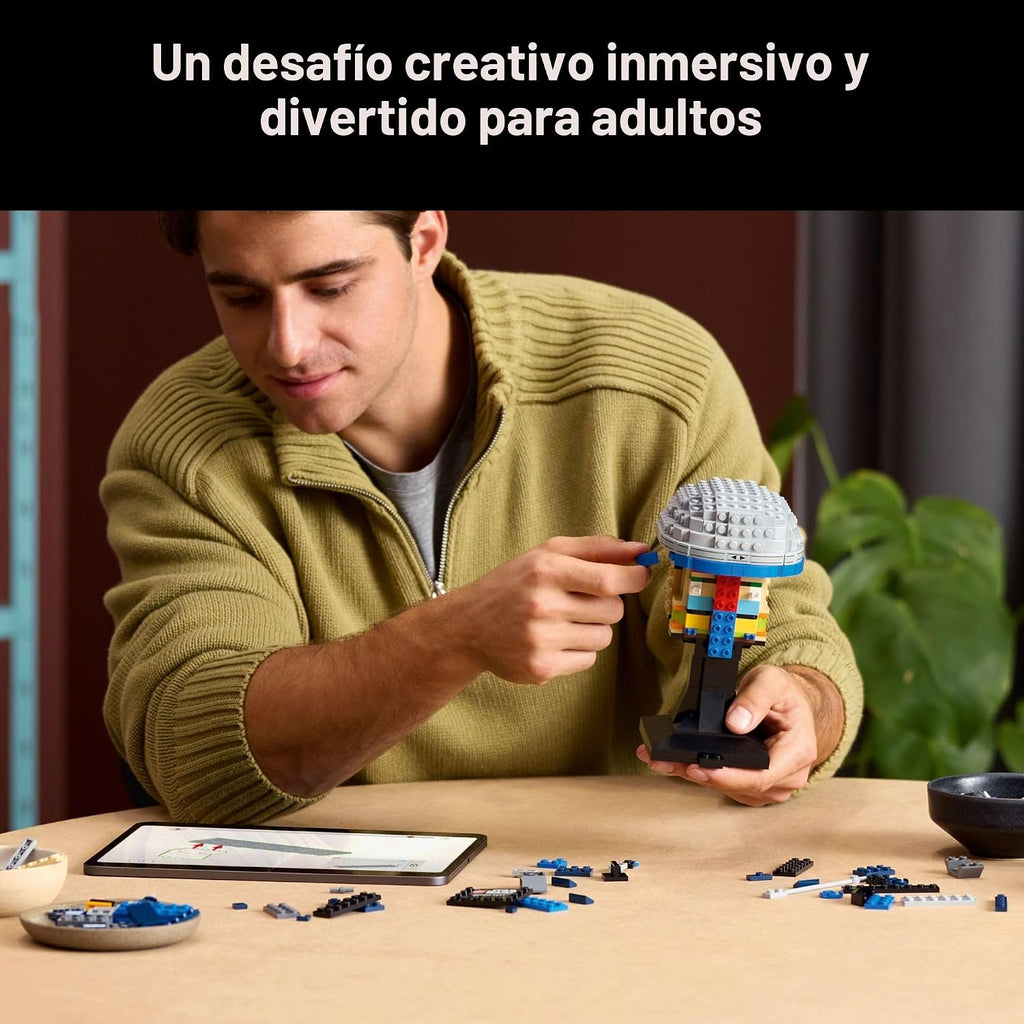 LEGO Star Wars Jango Fett Casco – Kit de modelo de bricolaje para adultos mayores de 18 años – Juego de construcción coleccionable – Idea de decoración de habitación para fanáticos del ataque de los clones – Regalo para cumpleaños – 75408