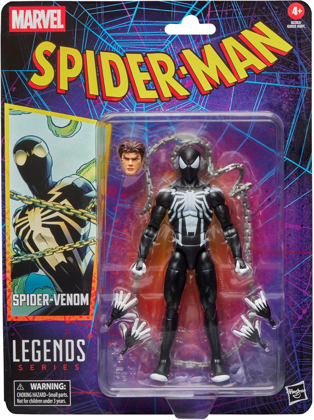 Serie Marvel Legends Spider-Venom Figura de acción
