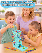 Juego de bola de caída, juego de mesa Montessori para niños de 4 a 6 años, juguete educativo preescolar para 3, 4, 5, 6 años, juego de palos de madera, juguete de habilidades motoras finas, juego de