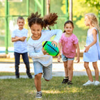 Juego de 4 Pelotas Deportivas Arcoíris, Set de Pelotas Inflables Multi-Deportes de 8.5 pulgadas